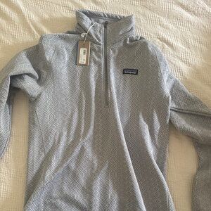 Patagonia Light Grey Better Sweater Half 1/4 Zip Pullover